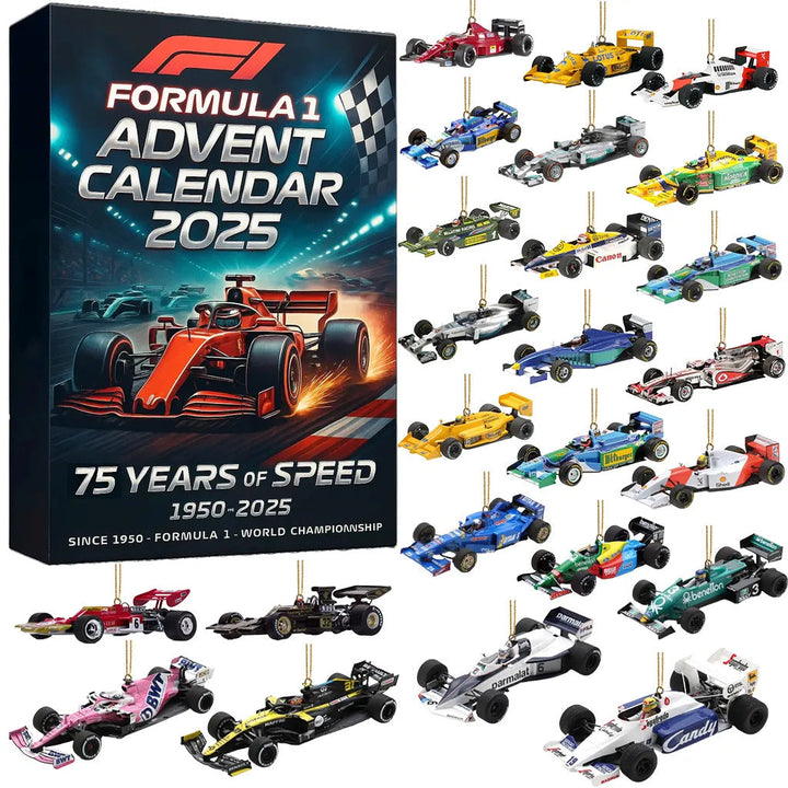 Calendrier De L’Avent Supercross 2025 - 24 Mini Motos Et Figurines En Acrylique - Décoration Noël Moto